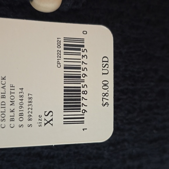 Free People Long Black Cover Up Beach Dress XS - Picture 6 of 7